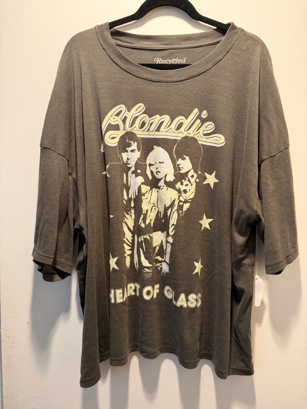 Recycled Karma x Blondie Heart of Glass Oversized Tee | One Size | NWT - Picture 4 of 7